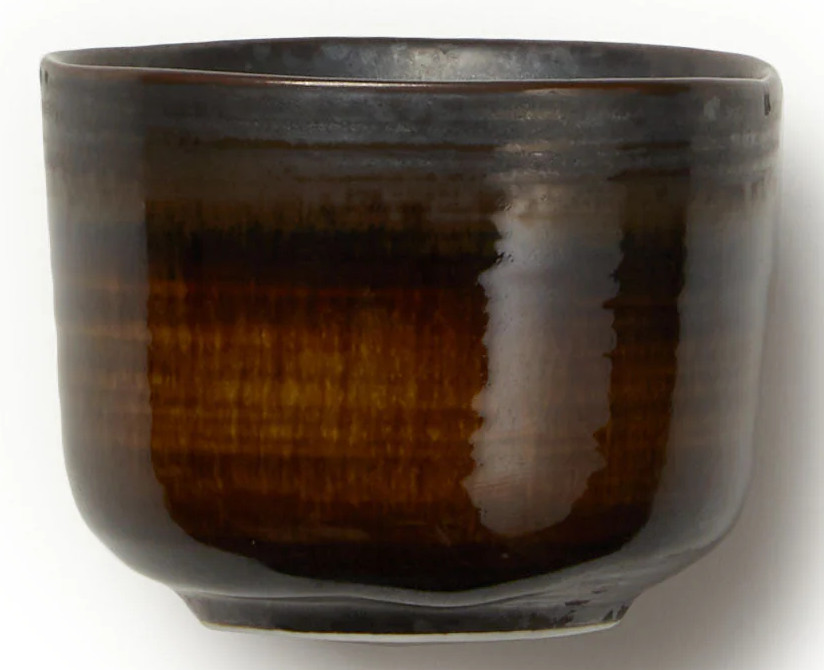 MUG, 6.5OZ, BROWN METALLIC,  2.6X3.5IN