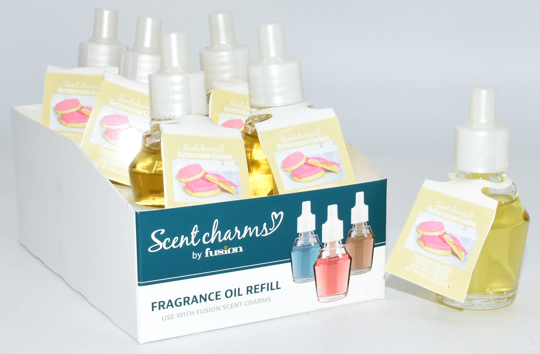 OIL, FRAGRANCE, .8OZ, BUTTERCREAM COOKIES, 24ML, CLEAR