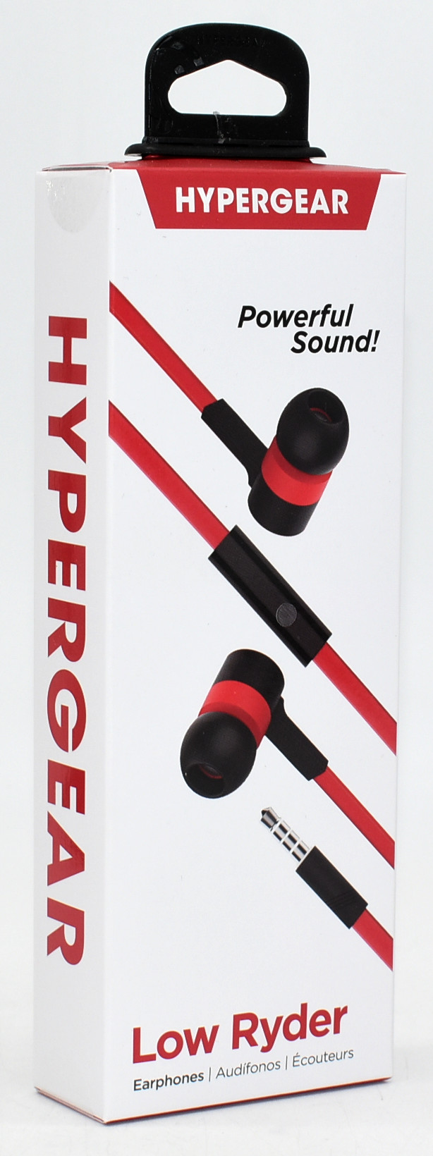 EAR BUDS W/MIC 3.5MM RED HYPERGEAR