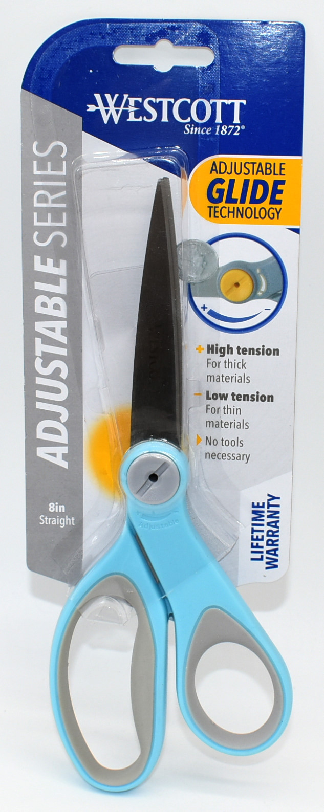 SCISSORS, 8IN, GLIDE STAINLESS STEEL, KLEENEARTH, WESTCOTT