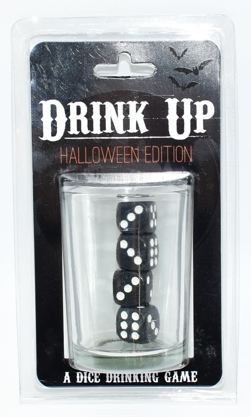 GAME, PARTY, 4CT DICE, 4 OZ, DRINK UP, PEGGABLE, PREPRICED $5.00