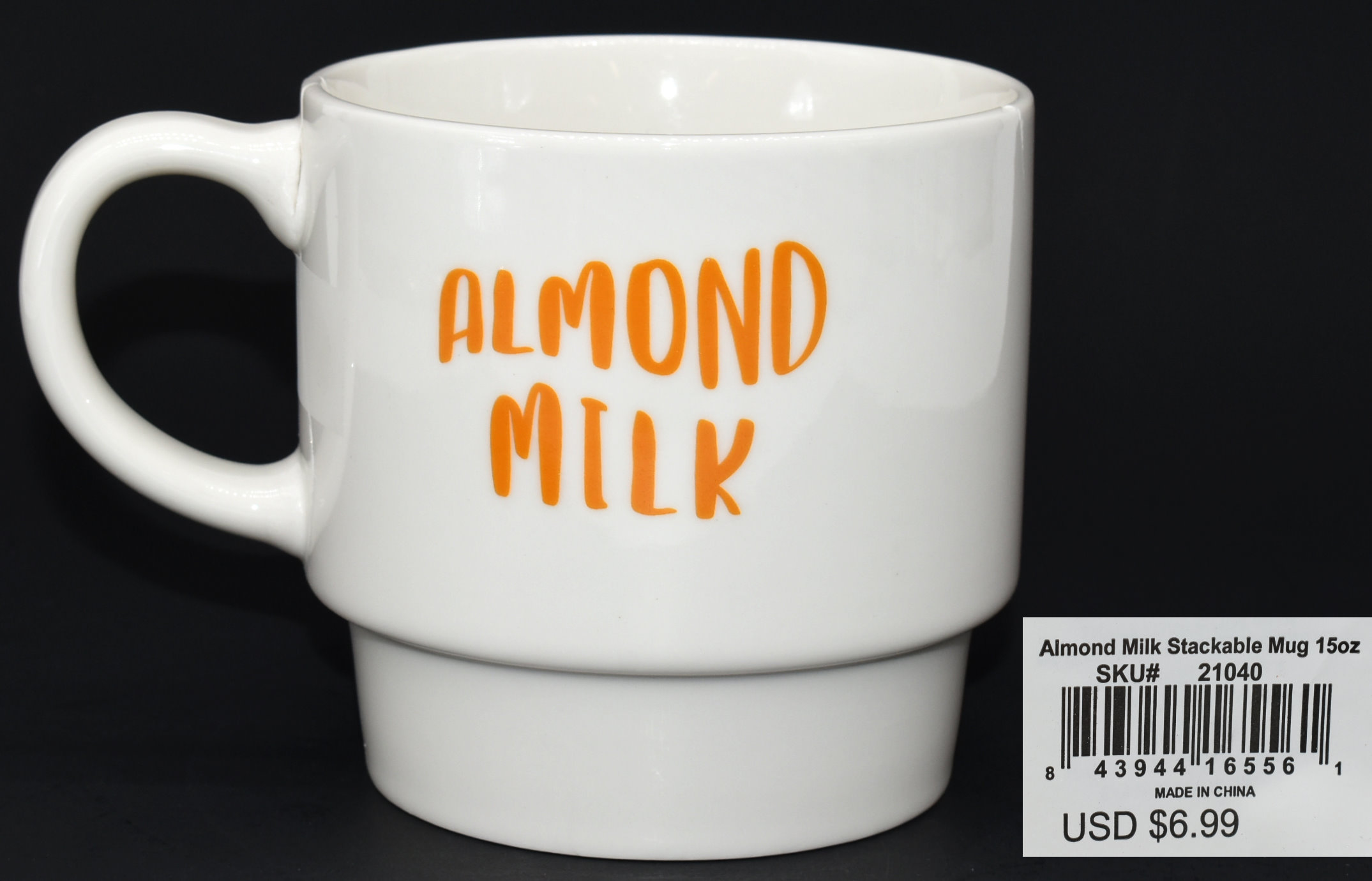MUG 15OZ ALMOND MILK PP$6.99