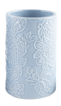 TOOTHBRUSH HOLDER, BLUE EMBOSSED, PRE PRICED 3.00 DG