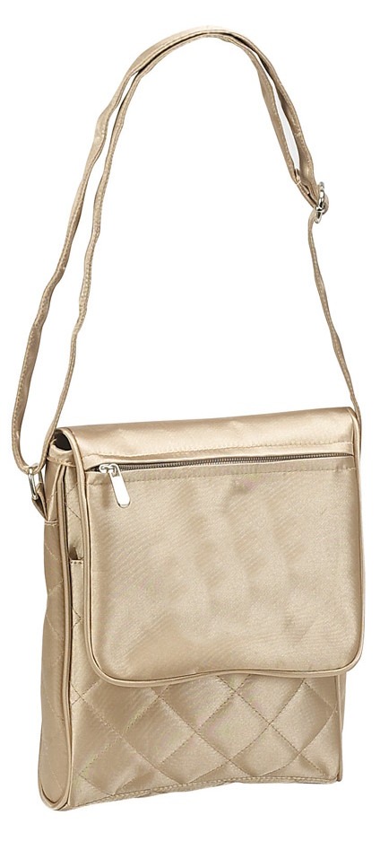 PURSE,  SLING BAG,  SAVVY,  METALLIC,  GOLD