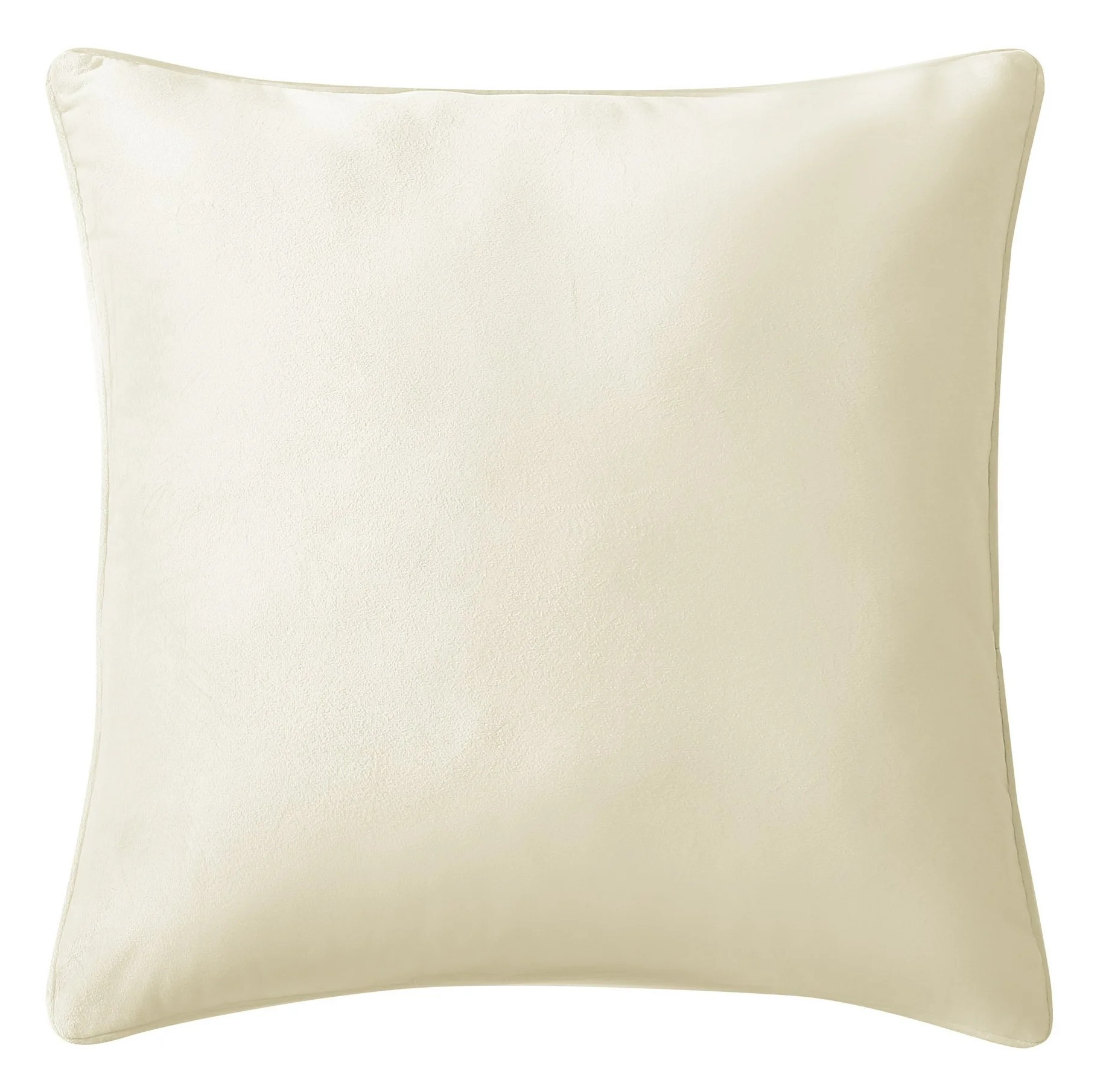 PILLOW,  THROW,  18X18,  VELVET IVORY