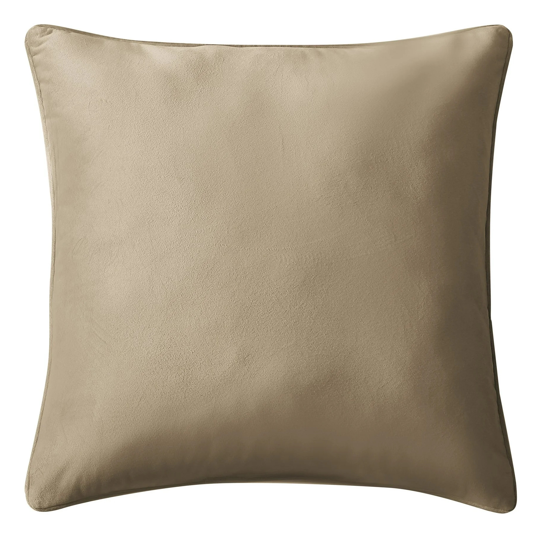 PILLOW,  THROW,  18X18,  VELVET TAUPE