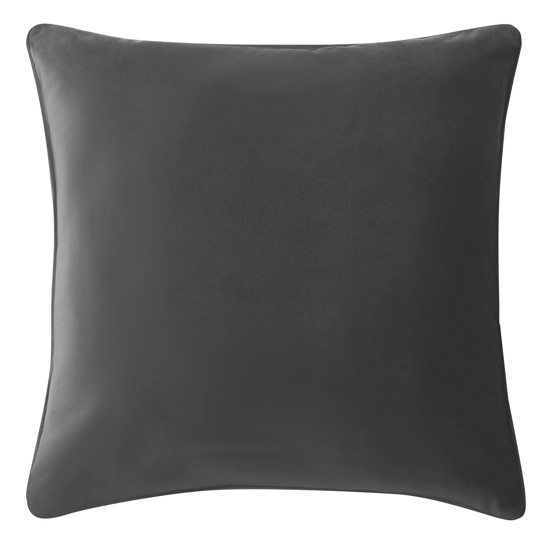 PILLOW,  THROW,  18X18,  VELVET CHARCOAL