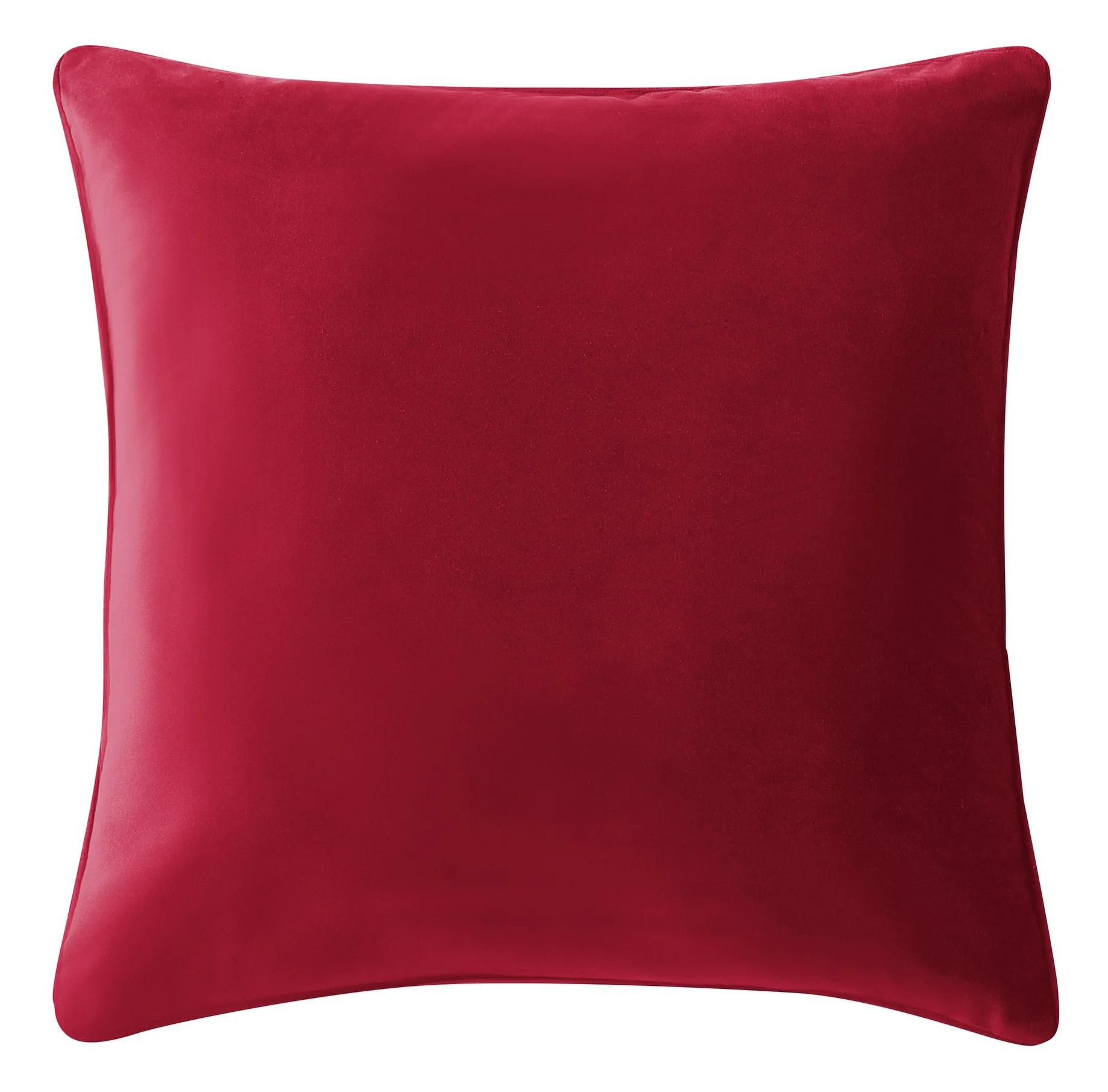 PILLOW,  THROW,  18X18,  VELVET RED