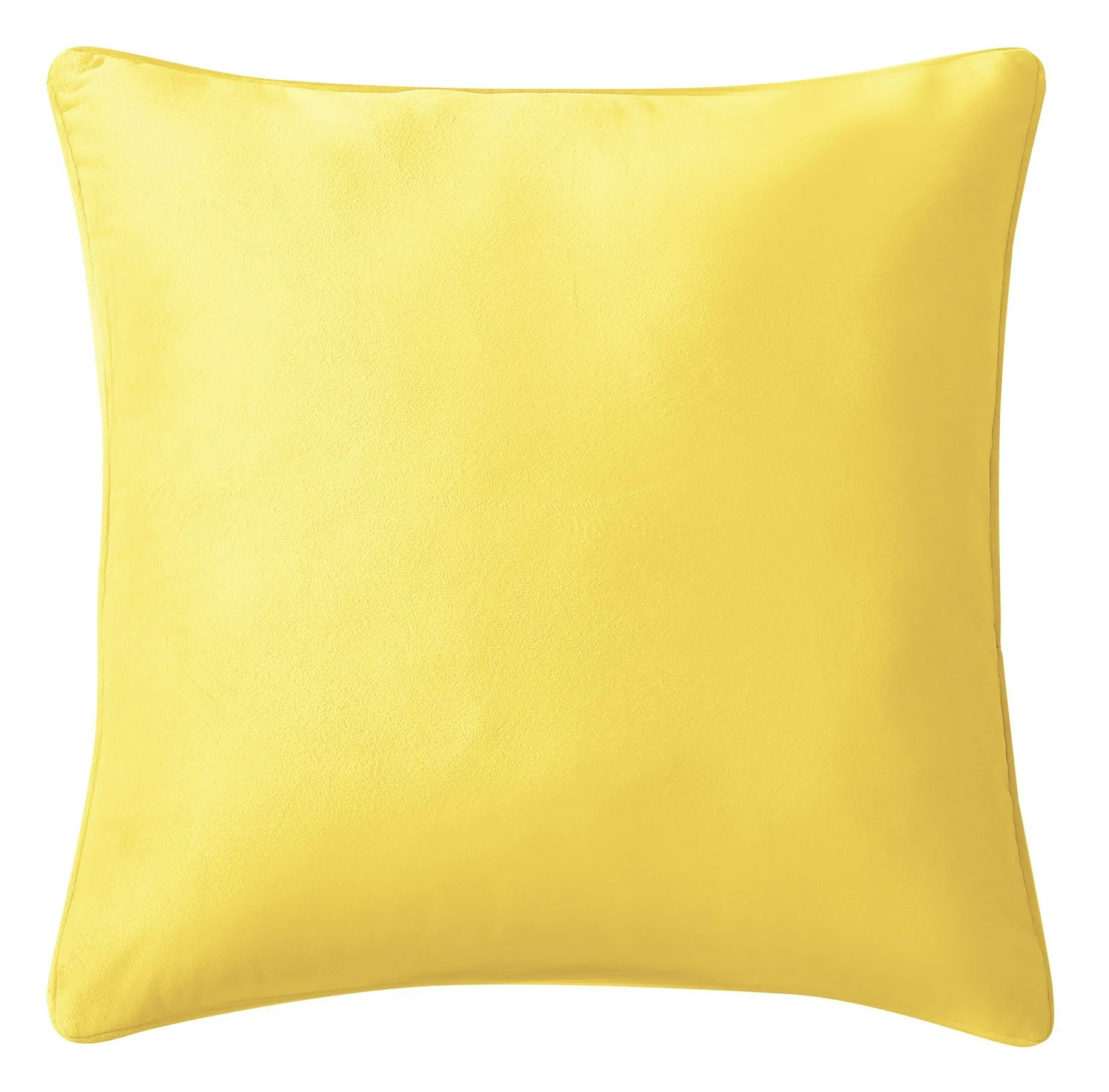 PILLOW,  THROW,  18X18,  VELVET MUSTARD