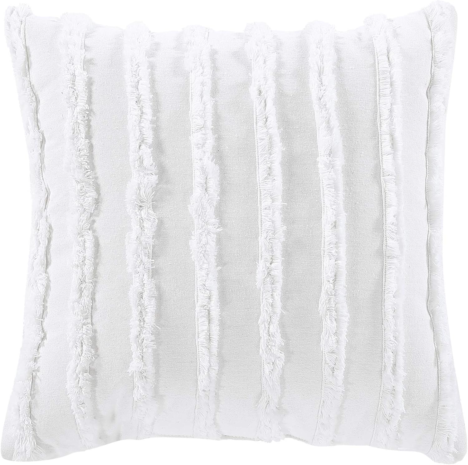PILLOW,  THROW,  18X18,  REMY WHITE