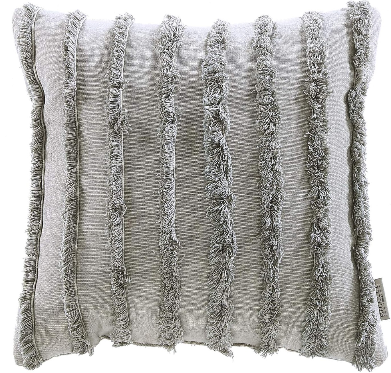 PILLOW,  THROW,  18X18,  REMY LIGHT GREY