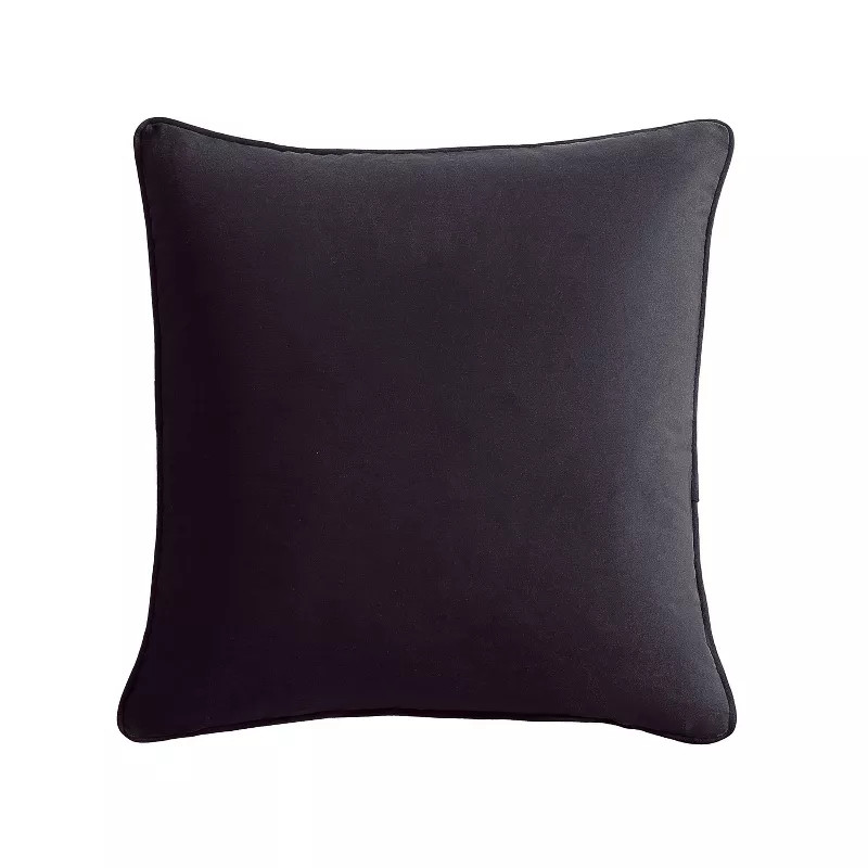 PILLOW,  THROW,  18X18,  VELVET BLACK