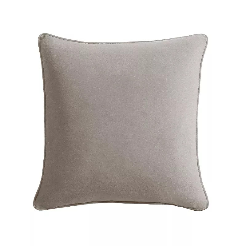 PILLOW,  THROW,  18X18,  VELVET GREY