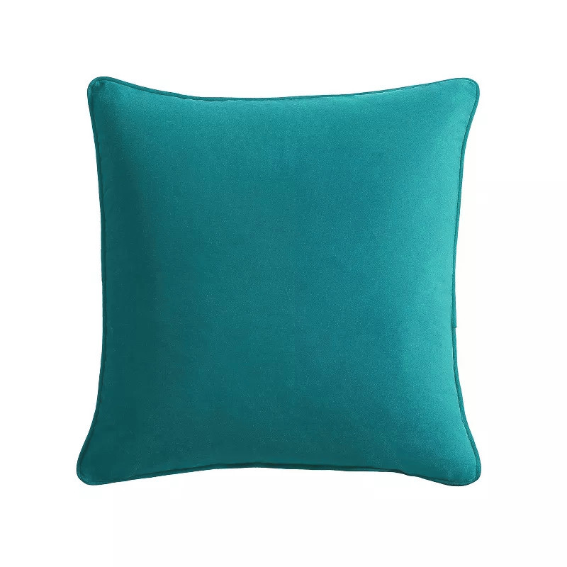 PILLOW,  THROW,  18X18,  VELVET TEAL