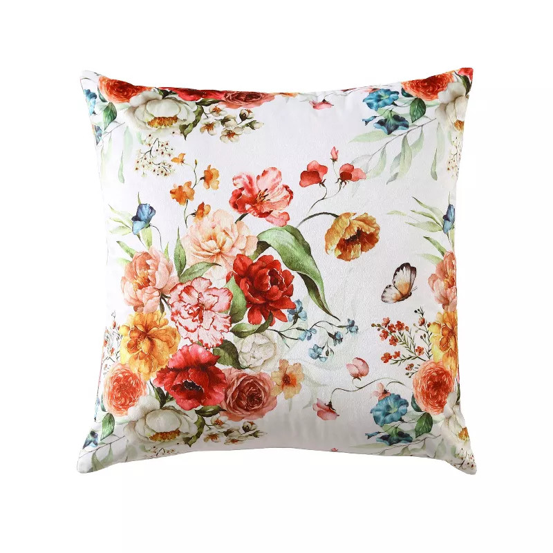 PILLOW,  THROW,  18X18,  CARINA MULTI COLOR,  VELVET