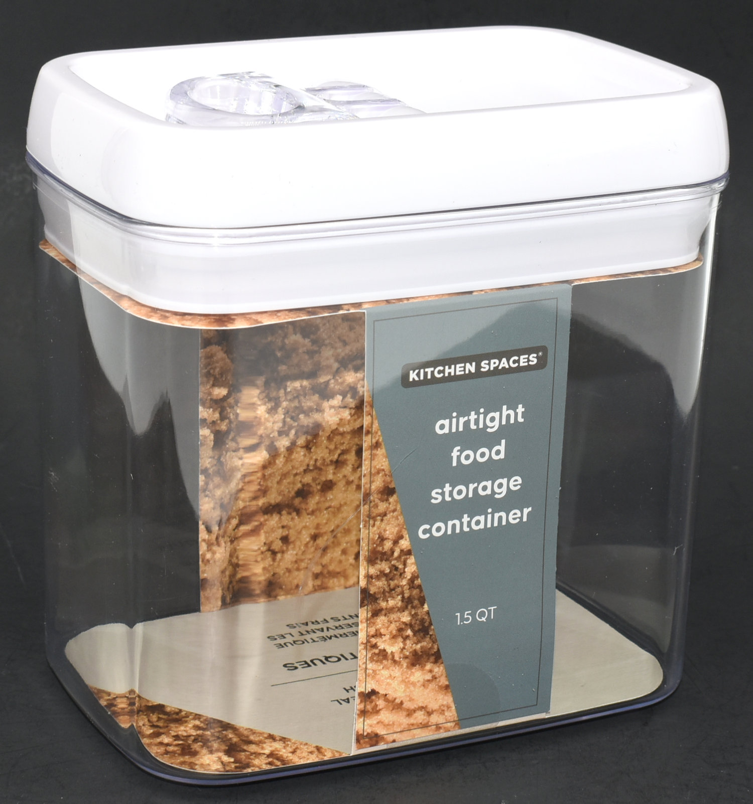FOOD CONTAINER, 1.5QT, AIRTIGHT,  CLEAR, NO ONLINE SALES