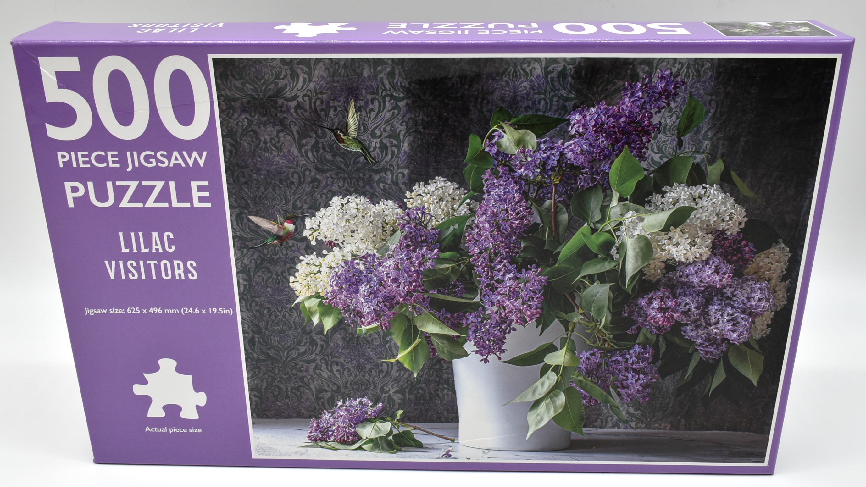 JIGSAW PUZZLE, LILAC VISITORS,  500PC, ISBN 9781648330926