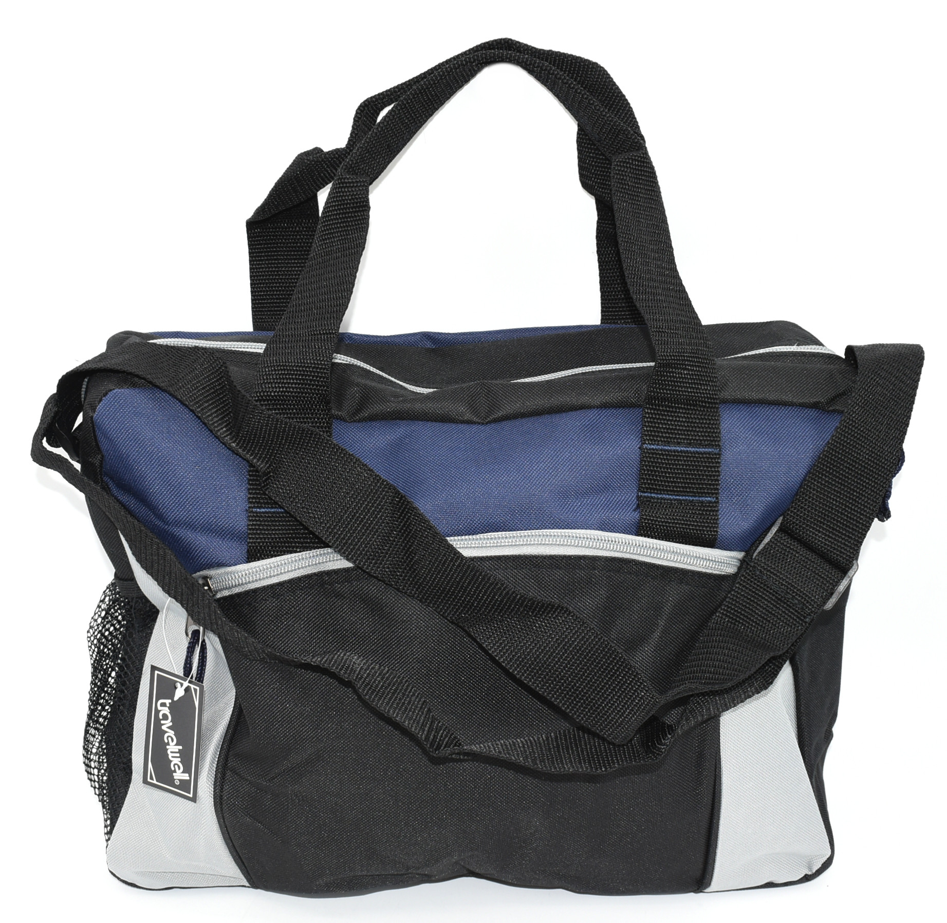 BRIEFCASE,  SOFT SIDED,  15X12X4 NAVY BLUE