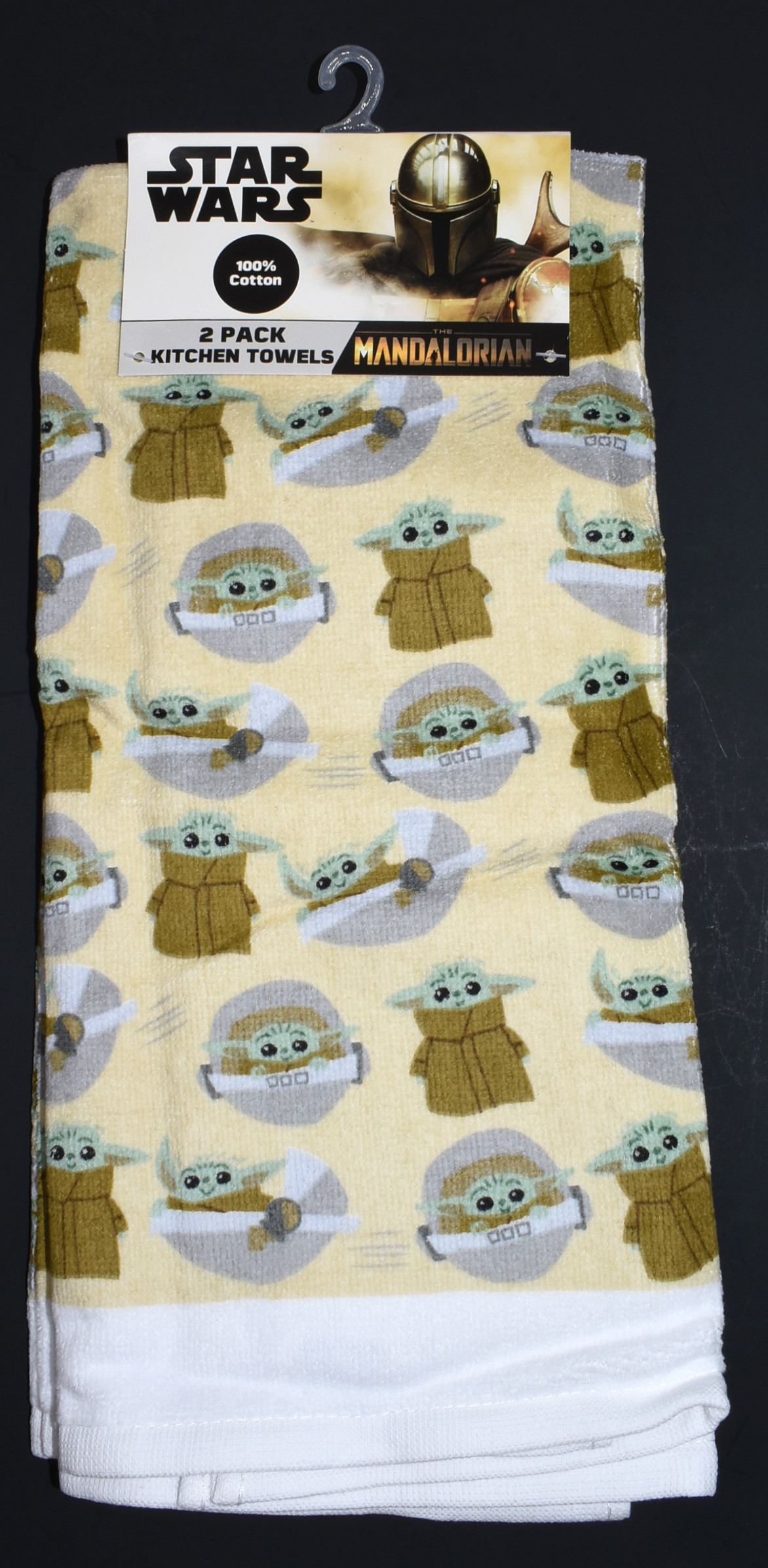 DISHTOWEL 2PC SET STAR WARS GROGU