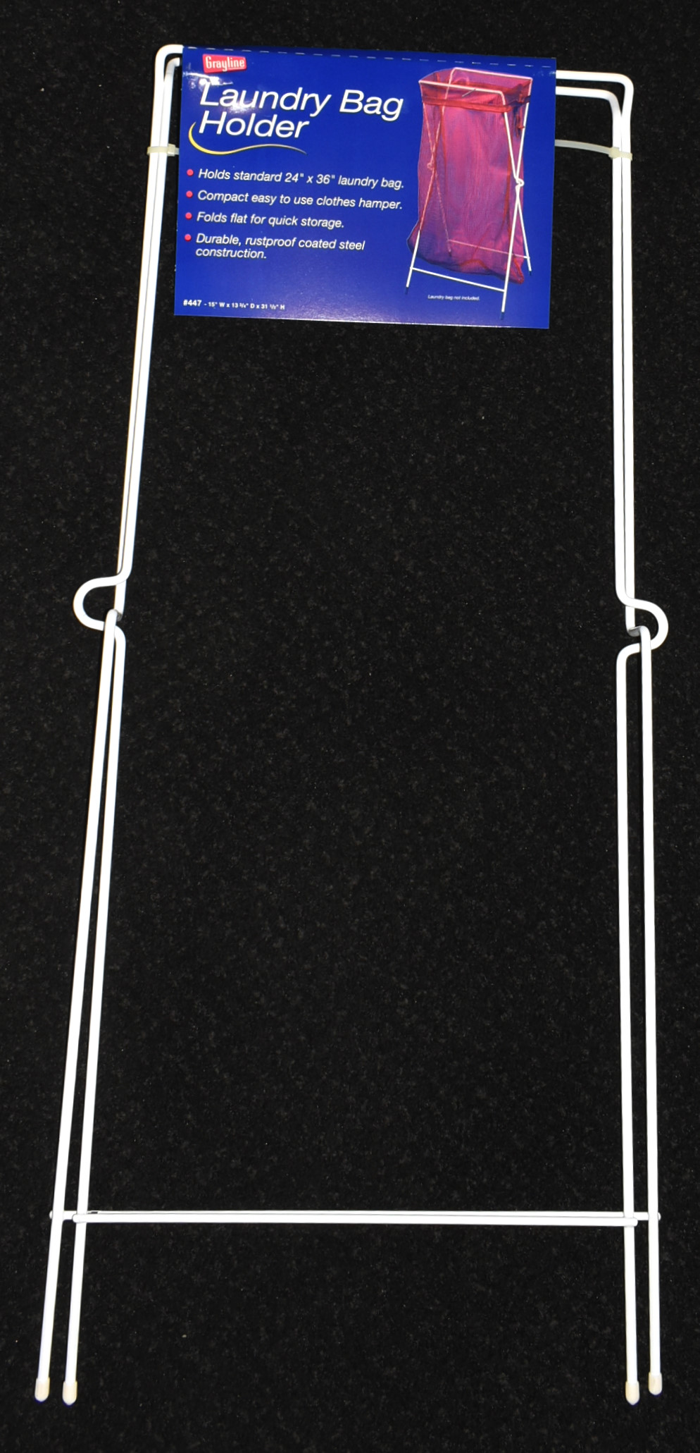 RACK, HANG AND DRY, WHITE,  48X38X11.75IN