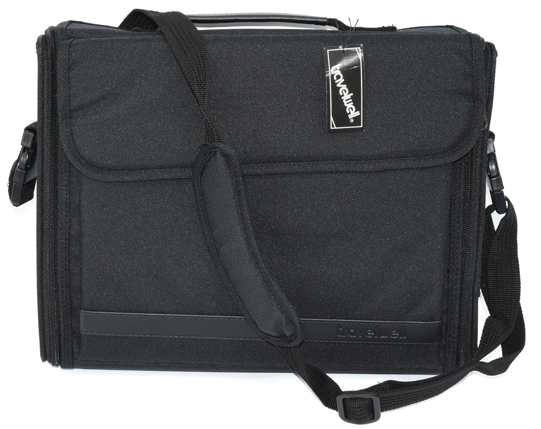 COMPUTER BAG,  SLIM,  14X11X2 BLACK