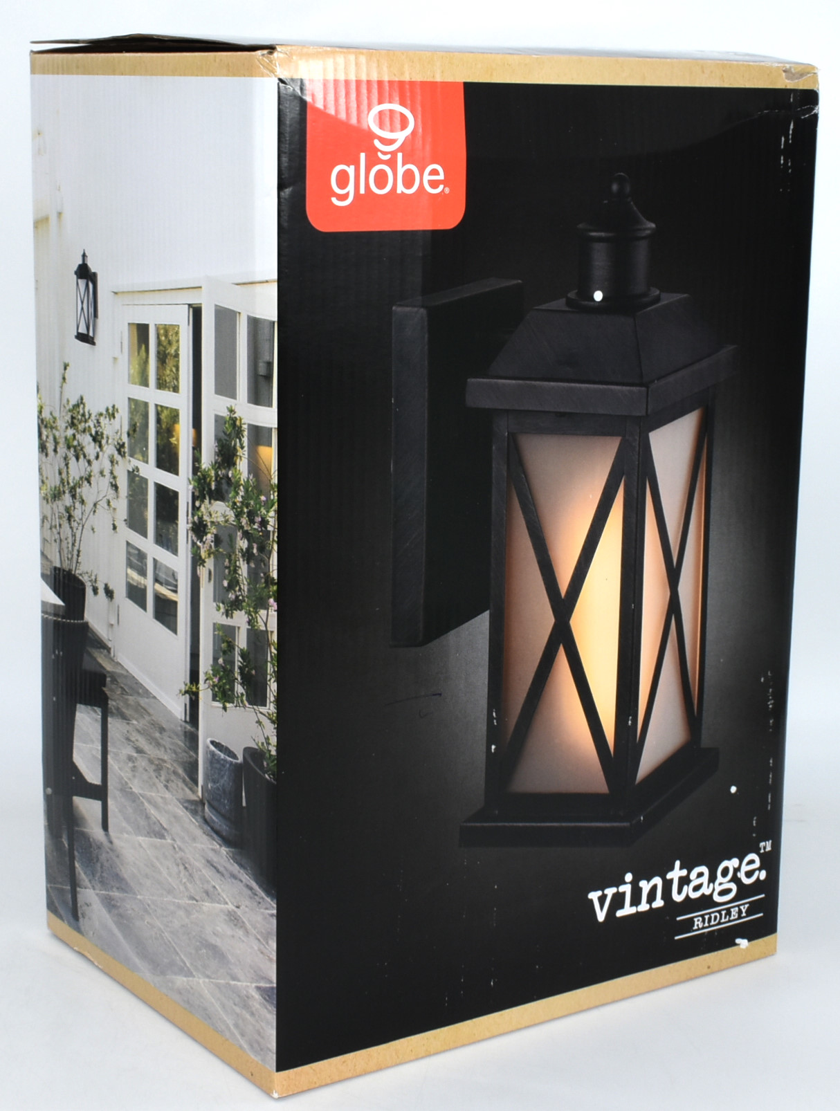 OUTDOOR LIGHT,  WALL SCONCE,  BRONZE,  FROSTED GLASS,  CUL