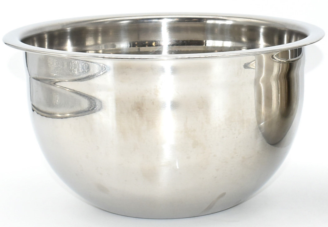 BOWL, 4QT, 18/8 STAINLESS STEEL