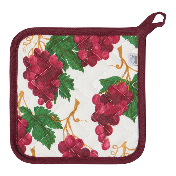 POTHOLDER,  GRAPES