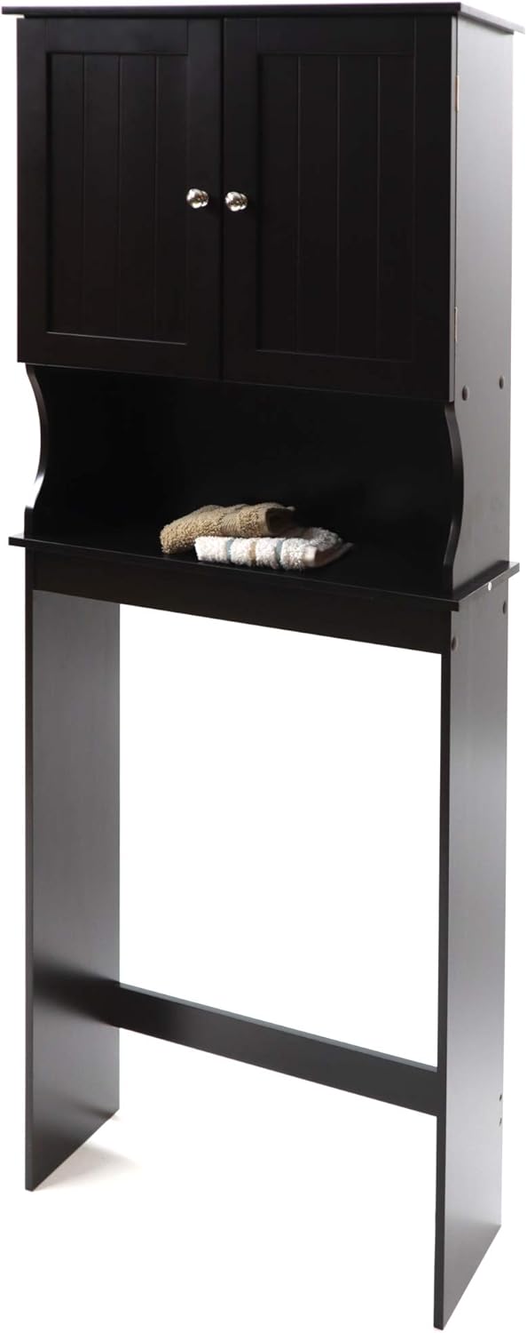 SPACE SAVER, ESPRESSO, 24X9X62H 2 DOOR, BROWN BOX