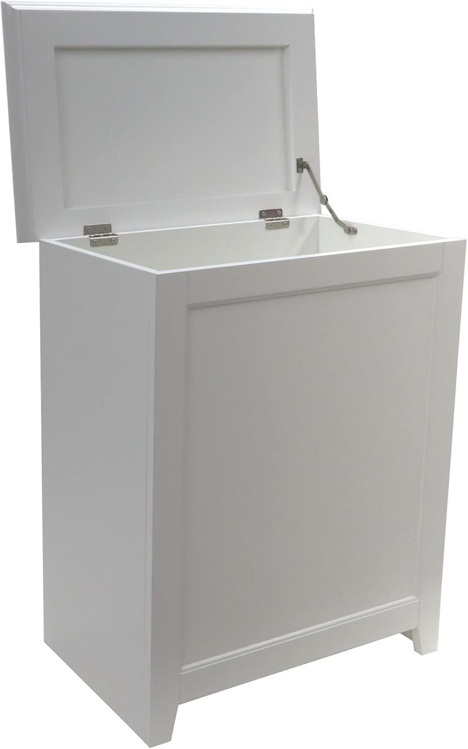 HAMPER, WHITE, SHAKER STYLE, TOP LOAD, WOOD, 18X12X23H, HINGED, BB HAMPER, WHITE, SHAKER STYLE, TOP LOAD, WOOD, 18X12X23H, HINGED, BB
