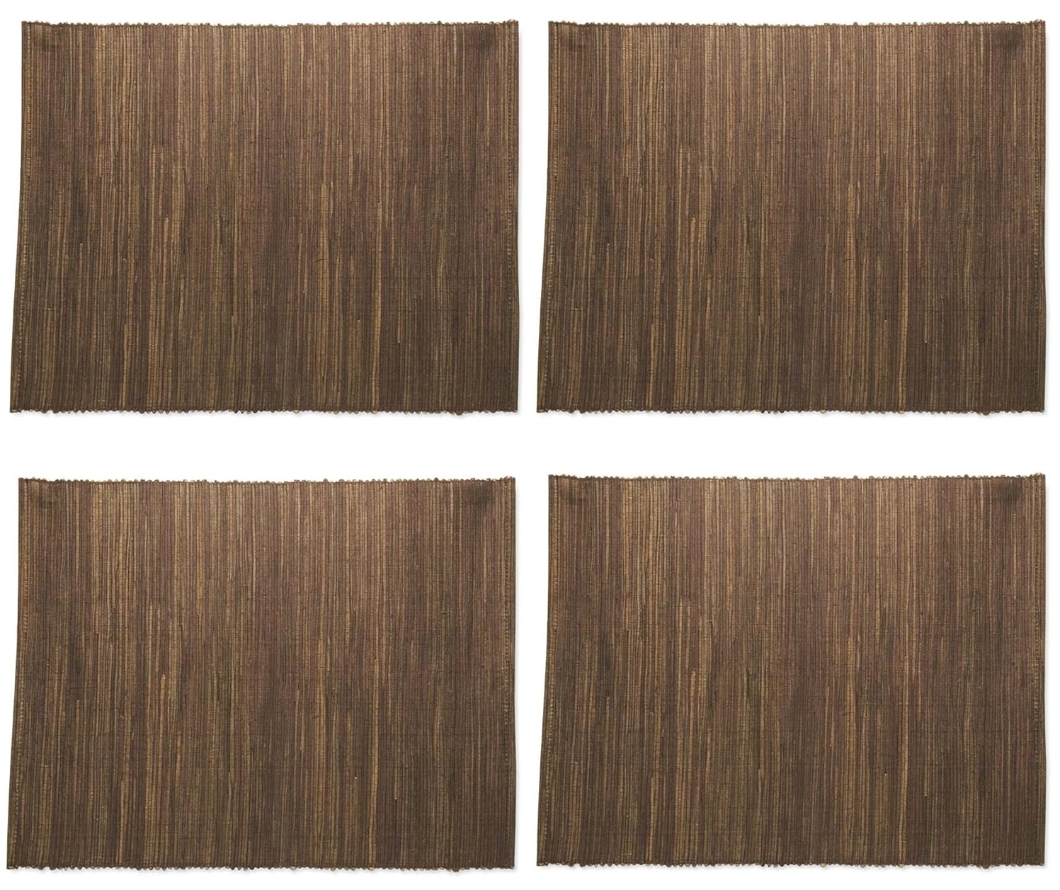 PLACEMATS,  4 PK,  CHOCOLATE,  WATER HYACINTH