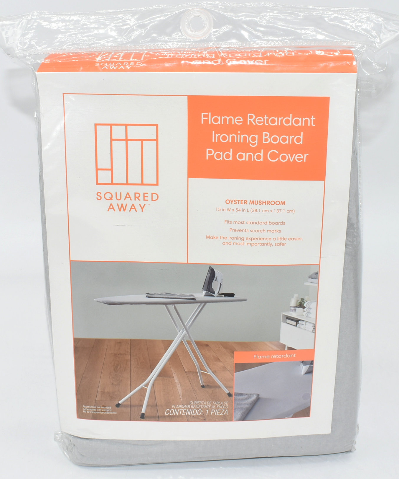 IRONING BOARD COVER PAD AND COVER 15X54