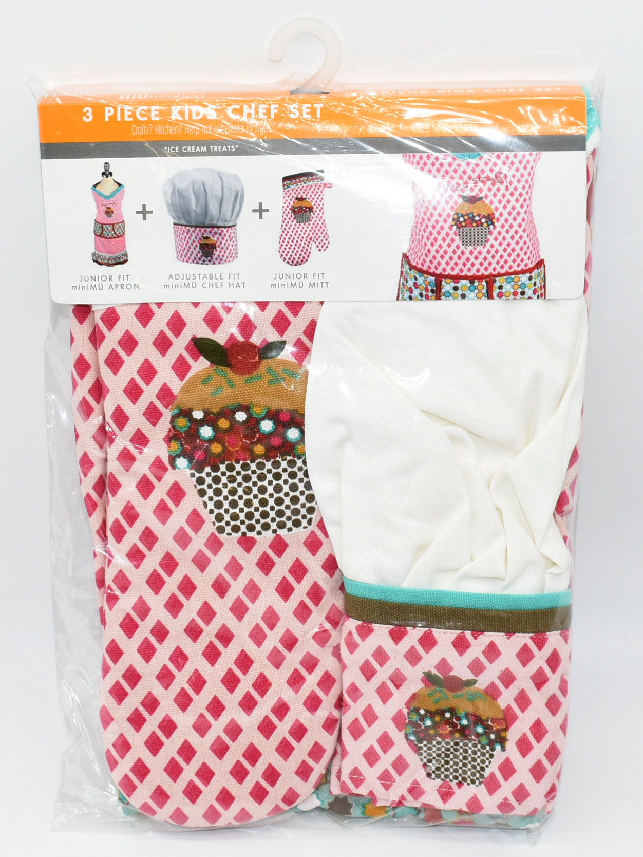 APRON MITT & HAT SET KIDS