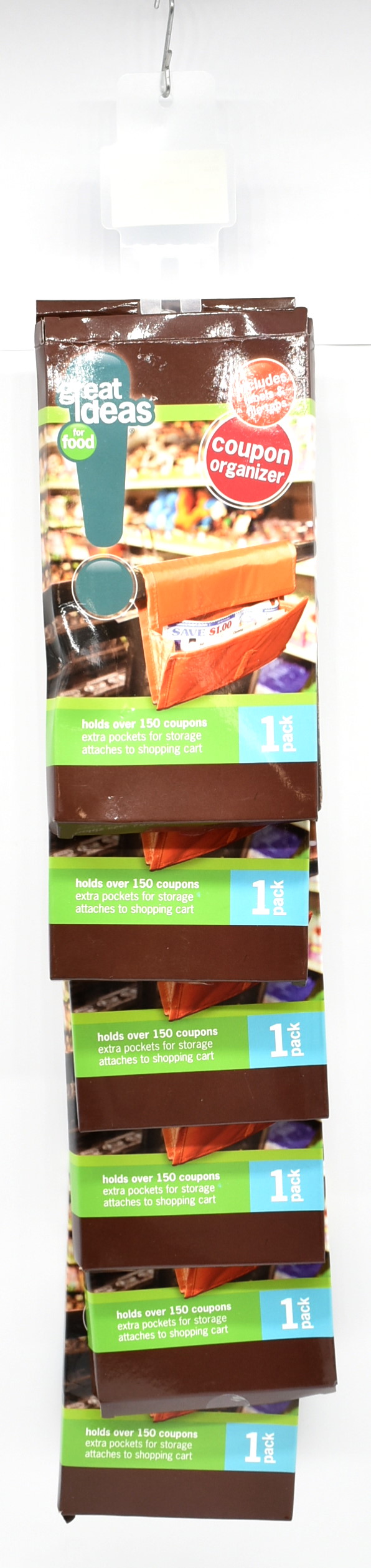 COUPON HOLDER,  GREAT IDEAS CARDED,  CLIP STRIP