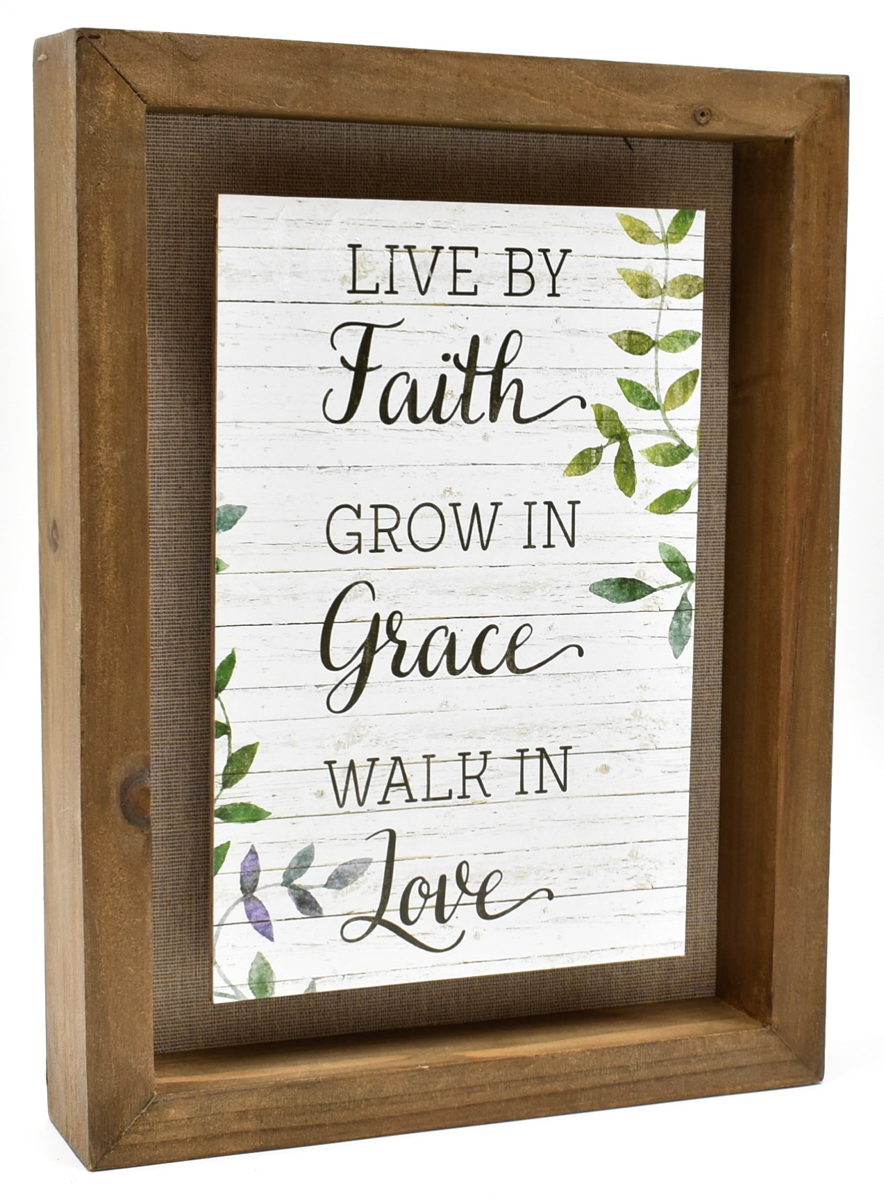 WALL ART, 9X12IN, LIVE FAITH,  MADE FOR WALMART