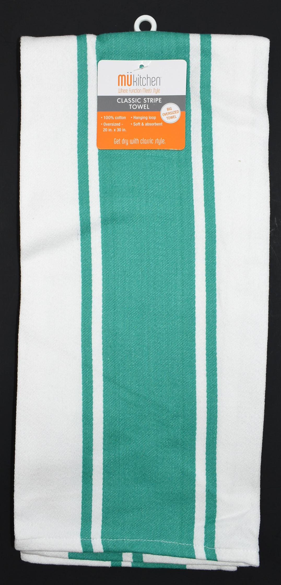 DISH TOWEL CLASSIC STRIP SURF