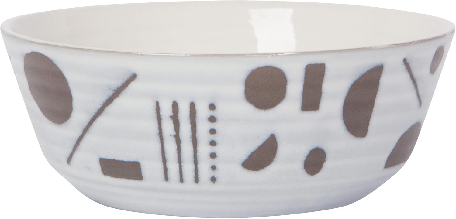 BOWL,  6 IN,  CERAMIC,  IMPRINT DOMINO