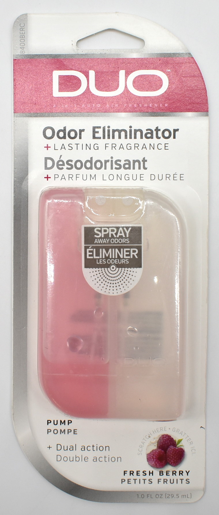 AIR FRESHENER,  LIQUID SPRAY PUMP,  1 OZ. BERRY