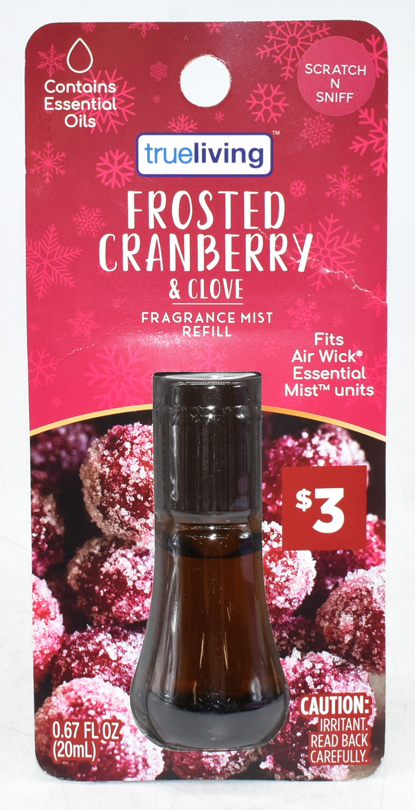 FRAGRANCE MIST REFILL, FROSTED CRANBERRY AND CLOVE, .67OZ