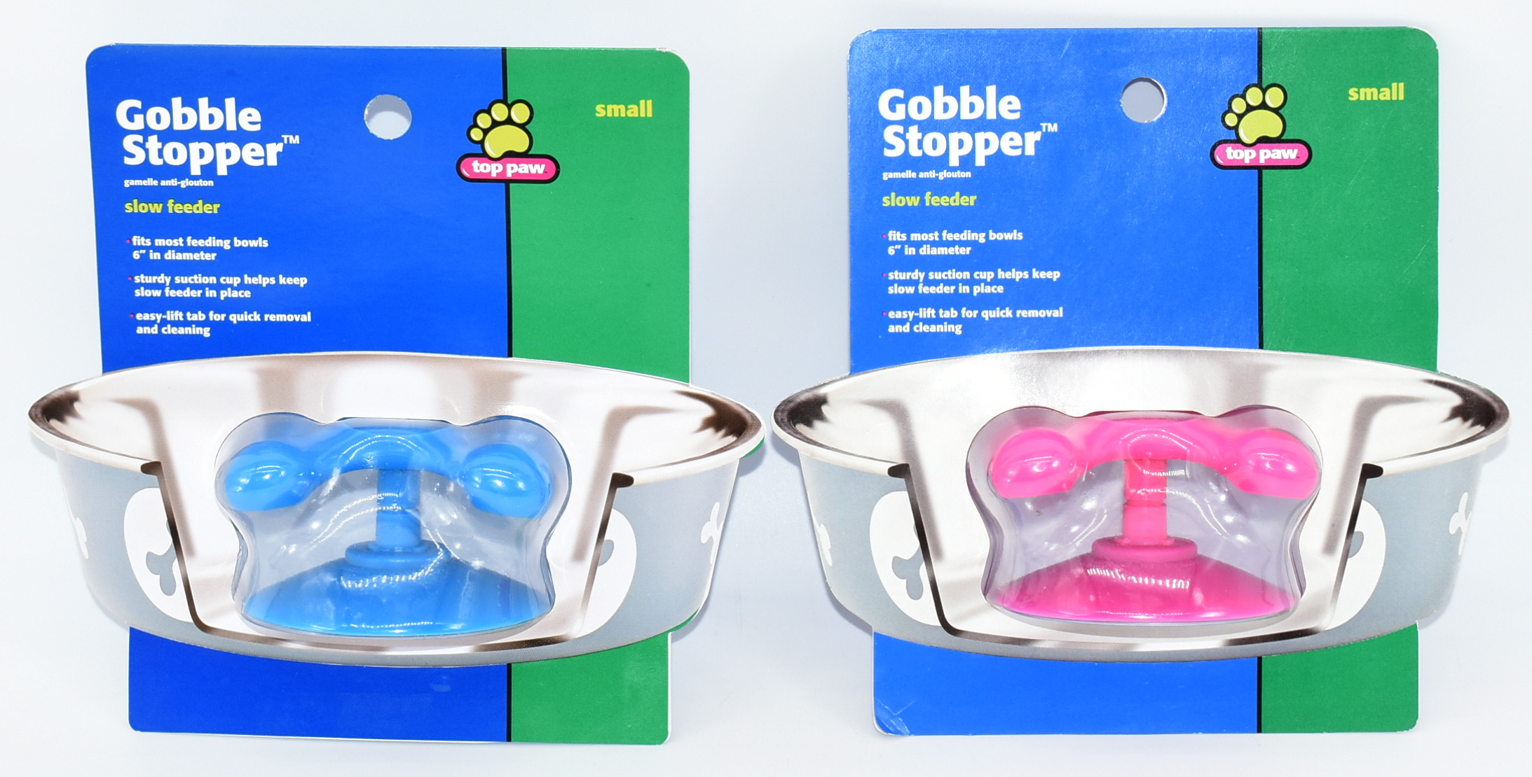 GOBBLE STOPPER, PET, SLOW FEEDER, FOR SMALL BOWLS, ASST GOBBLE STOPPER, PET, SLOW FEEDER, FOR SMALL BOWLS, ASST