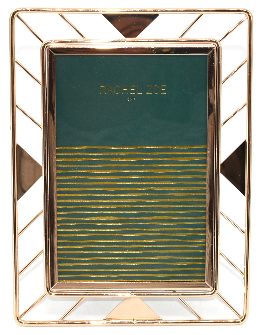 FRAME,  5X7,  GOLD,  METAL,  RACHEL ZOE,  FELT BACK