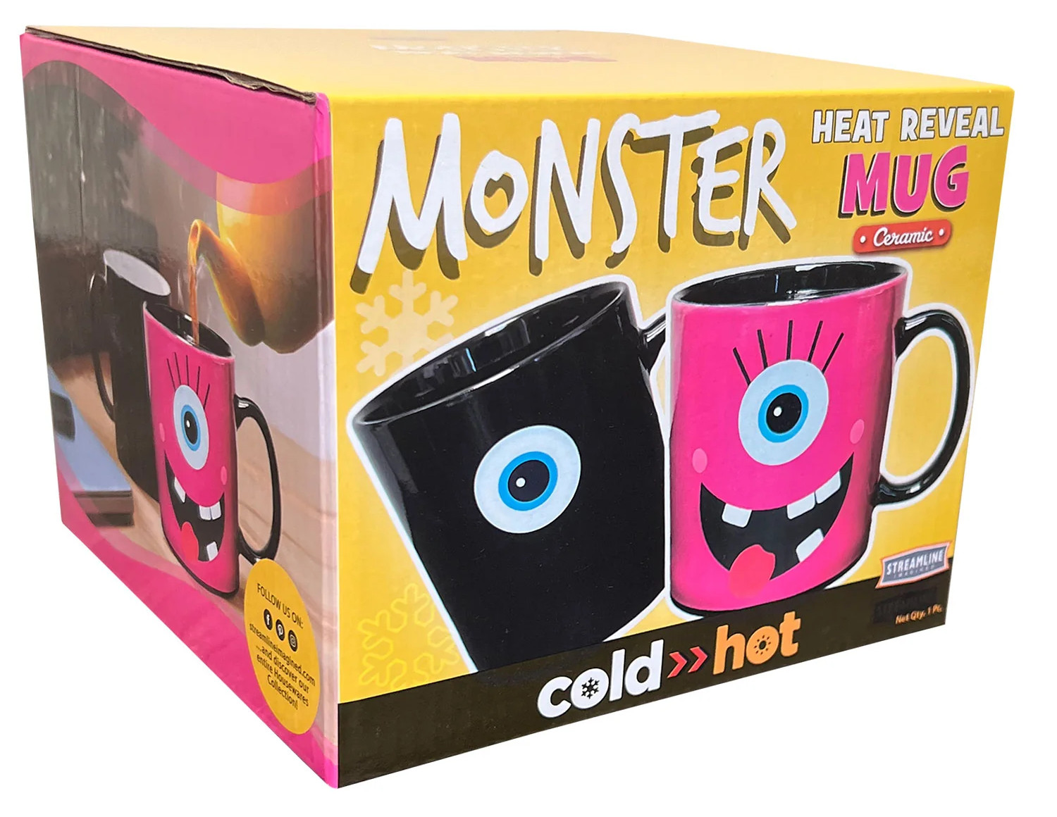 MUG, PINK MONSTER HEAT REVEAL