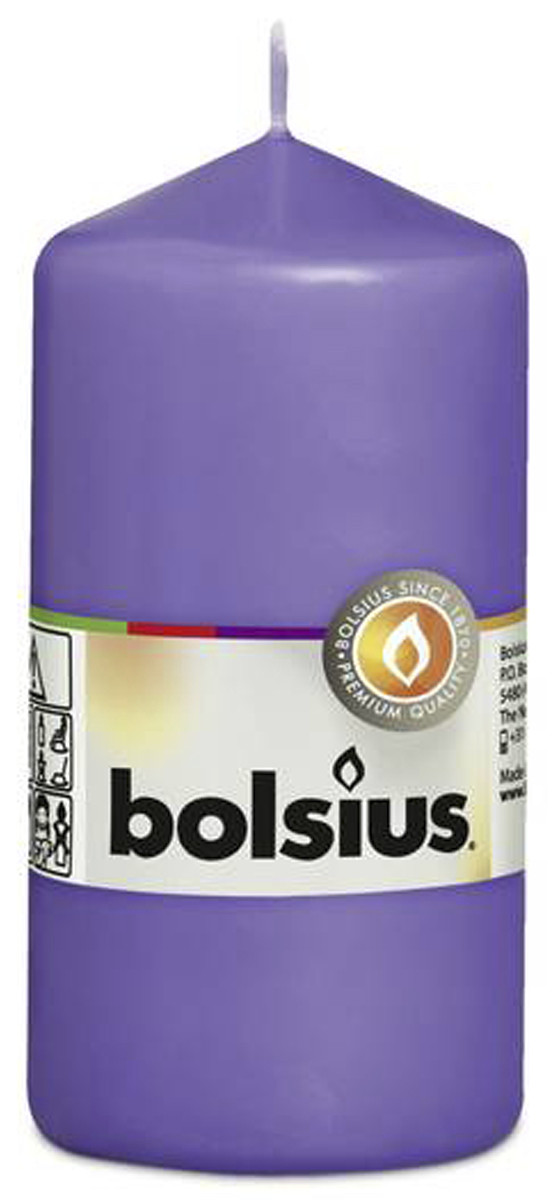 ULTRA VIOLET PILLAR CANDLE 2.25X4.75, INDIVIDUALLY WRAPPED
