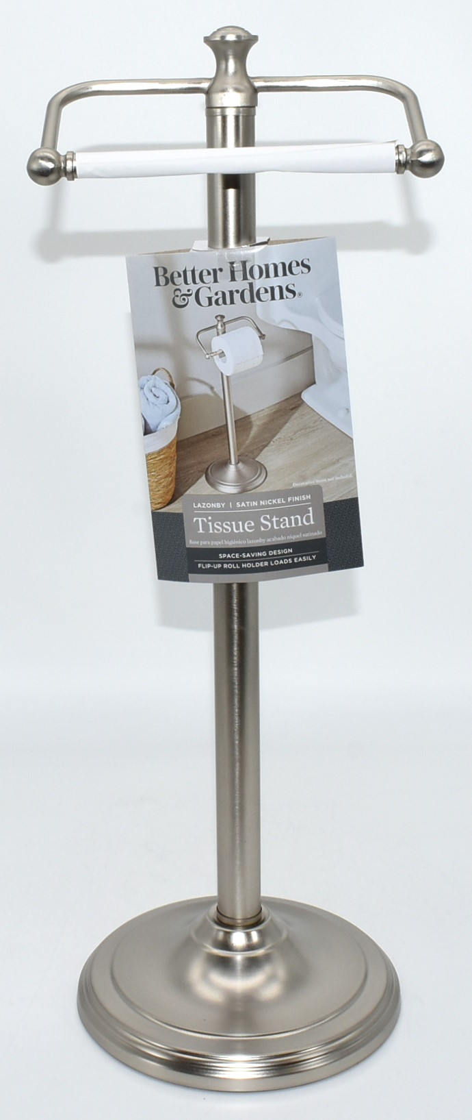 TOILET PAPER HOLDER STAND SATIN BETTER HOMES & GARDENS