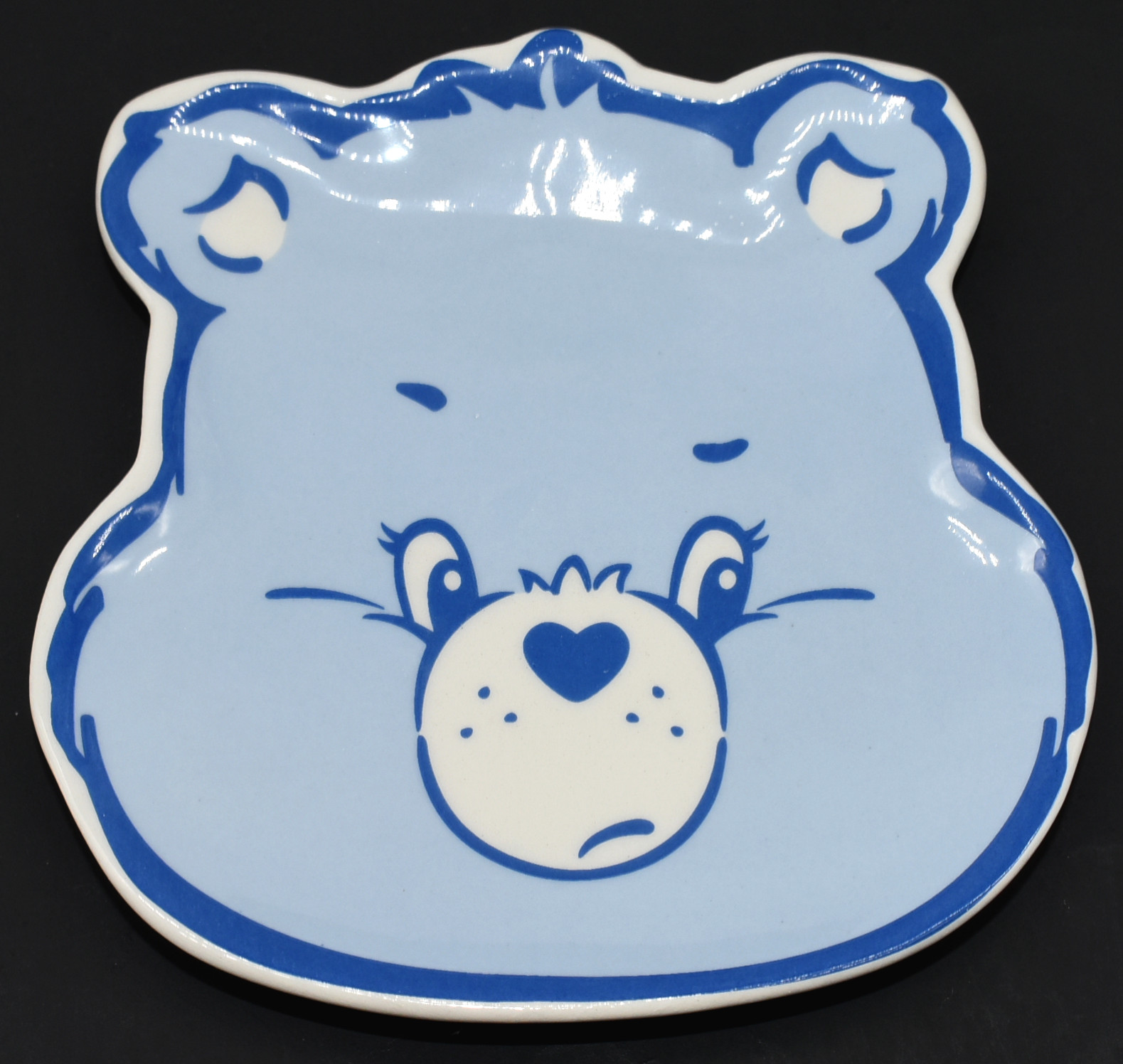 TRINKET TRAY CARE BEARS GRUMPY BEAR HEAD