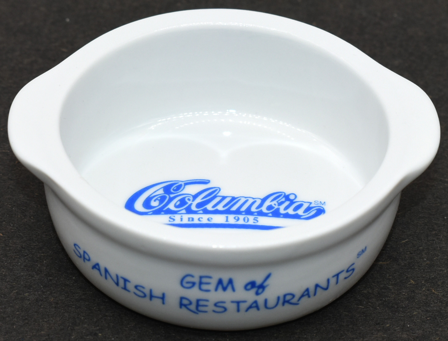 DISH, BUTTER, CERAMIC, COLUMBIA