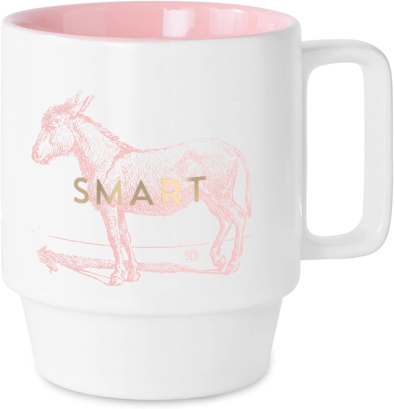 MUG,  COFFEE,  CERAMIC,  12 OZ,  SMART DONKEY,  NO CALIFORNIA