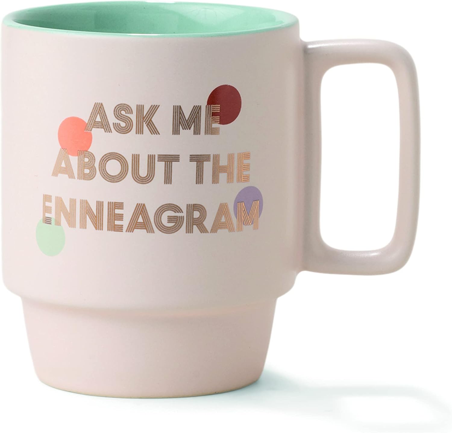 MUG,  COFFEE,  CERAMIC,  12 OZ,  ASK ME ABOUT THE ENNEAGRAM