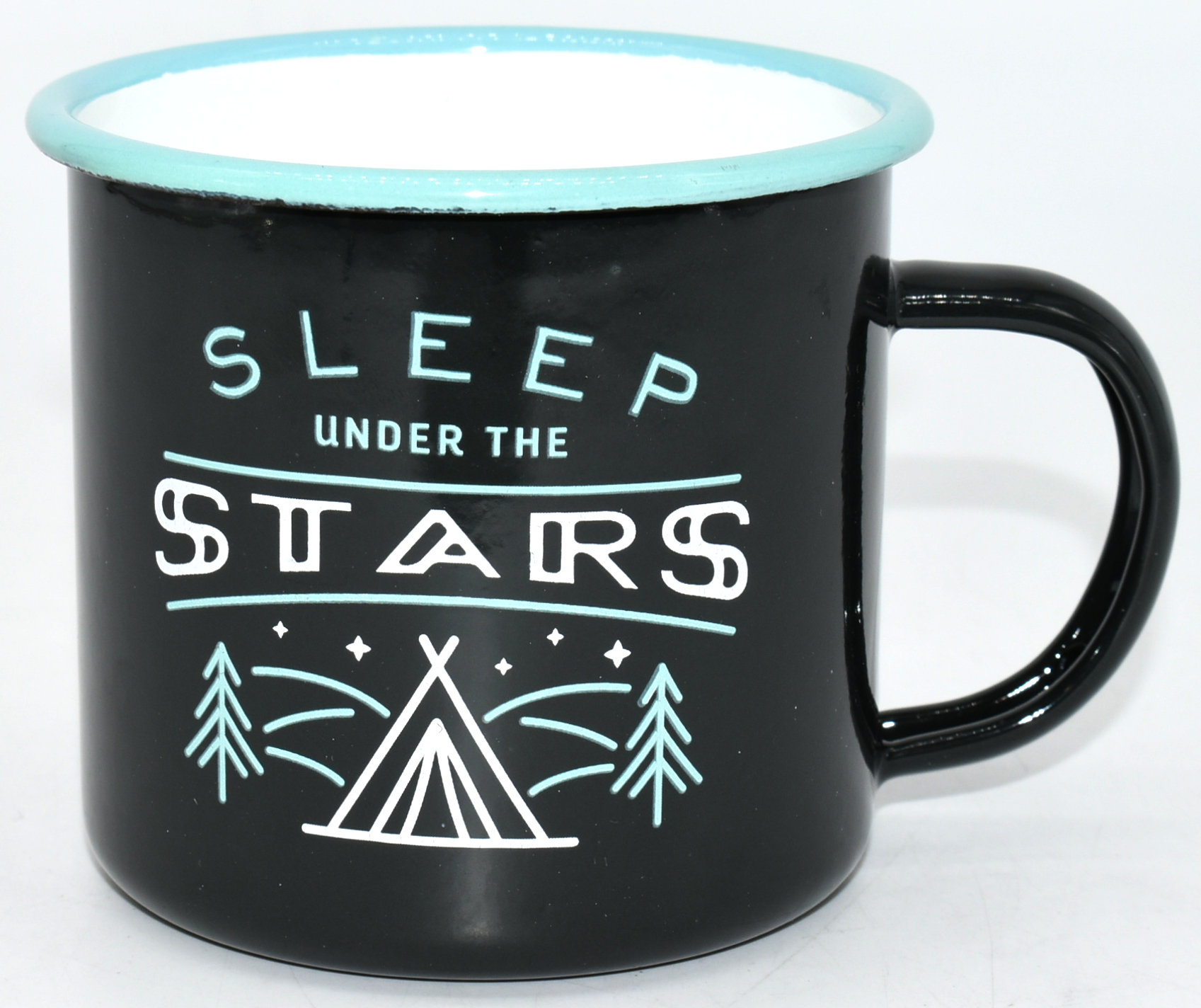 MUG,  COFFEE,  ENAMEL,  11 OZ,  SLEEP UNDER THE STARS