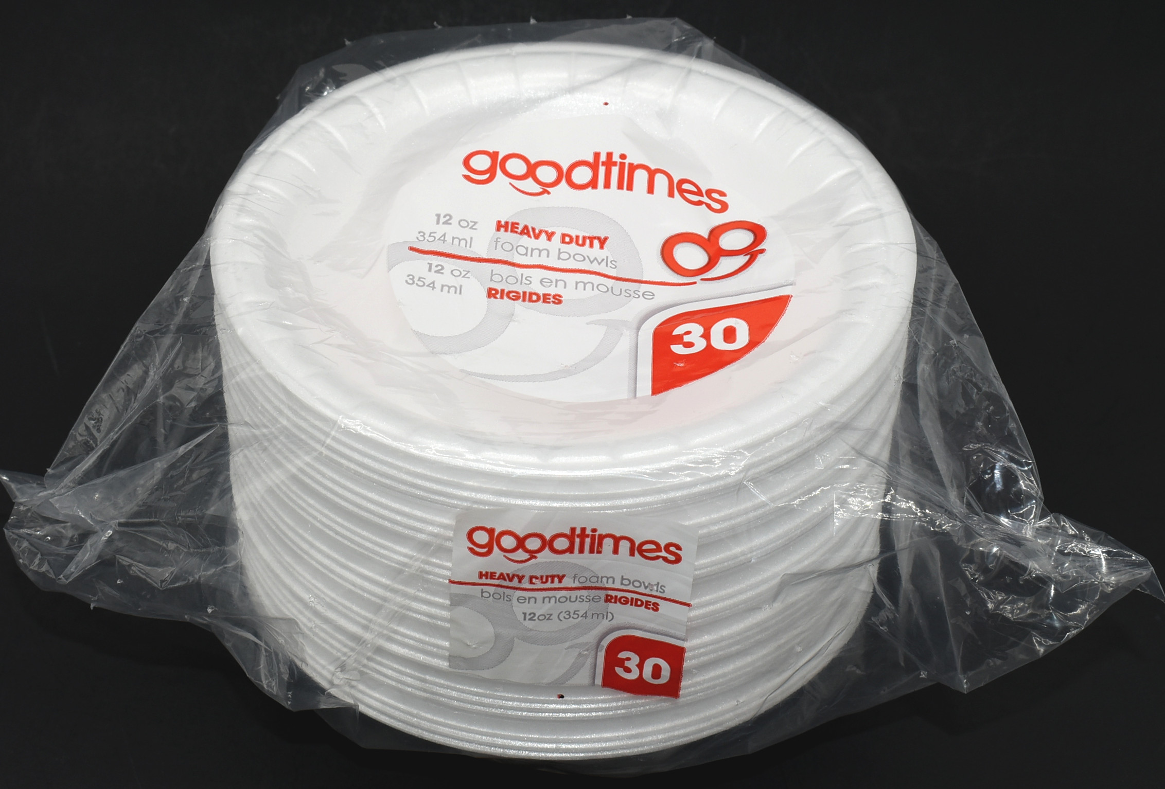 BOWL 30CT 12OZ FOAM